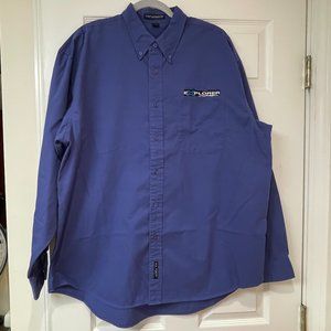 Port Authority "Team Explorer" Men's Dress Shirt 2XL Blue - Like New